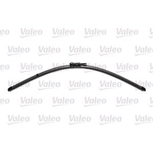 Wiper Blades, Valeo VF496 Silencio Flat Wiper Blades Front Set (640 / 520mm   Push Button Arm Connection) for A7 Sportback 2010 Onwards, Valeo