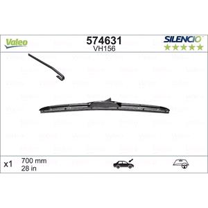 Wiper Blades, Valeo VH156 Silencio Hybrid Wiper Blade (700mm) for VERSO S 2010 Onwards, Valeo