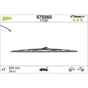 Wiper Blades, Valeo Wiper Blade for FORESTER 2008 to 2013, Valeo