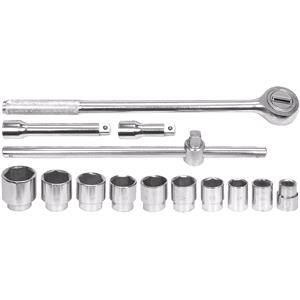 Hardware, SOCKET SET 14PCS 3/4" 22 50MM, 
