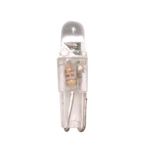 Bulbs - by Bulb Type, 12V Micro lamp wedge base 1 Led - (T5) - W2x4,6d - 2 pcs  - D-Blister - Blue, Pilot