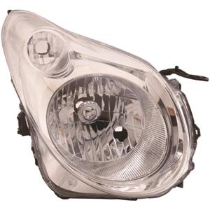 Lights, Right Headlamp (Halogen, Takes H4 Bulb, Electric or Manual Adjustment, Supplied Without Motor) for Suzuki ALTO V 2009 on, 