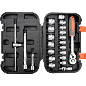 Hardware, TOOL SET 3/8" 22PCS, STHOR