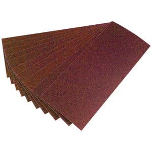 Sanding Sheets, Draper 59109 Ten 280 x 115mm Aluminium Oxide Sanding Sheets, Draper