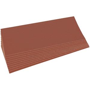 Sanding Sheets, Draper 59106 Ten 280 x 115mm Aluminium Oxide Sanding Sheets, Draper