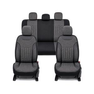 Seat Covers, LEADER Style Seat Covers (Dark Grey) For Citroen C ZERO 2010 Onwards, MicksGarage