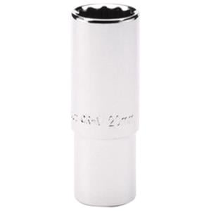 Sockets, Draper Expert 76528 20mm 1 2 inch Square Drive Hi Torq 12 Point Deep Socket, Draper