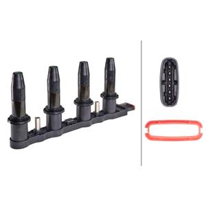 Ignition Coils, HELLA Ignition Coil   5DA193175331, HELLA