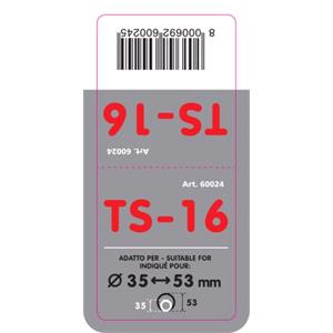 Exhaust Muffler Tip - 35-53mm - Chrome