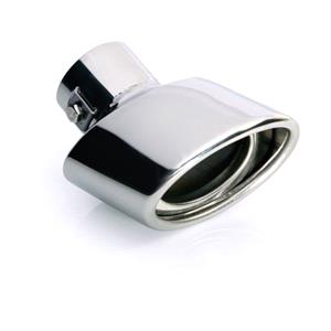Exhaust Styling Tips, Exhaust Muffler Tip   27 35mm   Chrome, Pilot