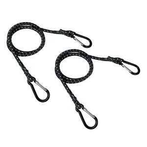 Straps and Ratchet Tie Downs, Snap Hook, pair of elastic cords with aluminium karabiners, Lampa