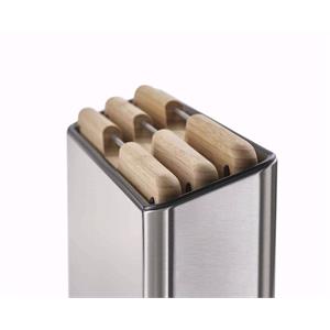 Joseph Joseph Folio Steel Bamboo 3-Piece Chopping Board Set - Steel
