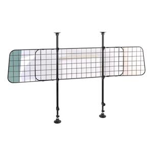 Dog and Pet Travel Accessories, Adjustable Telescopic Wire Mesh Car Dog Guard (W:92   140cm  x H: 90   128cm), Lampa