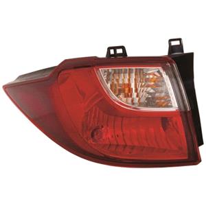 Lights, Left Rear Lamp (Outer, On Quarter Panel, Supplied Without Bulbholders) for Mazda 5 2011 on, 
