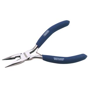 Long Nose Pliers, Draper 60740 125mm Carbon Steel Long Nose Pliers, Draper