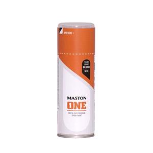 Spray Paint, Maston One  SATIN YELLOW ORANGE 400ML RAL2000, MASTON