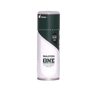 Spray Paint, Maston One  SATIN MOSS GREEN 400ML RAL6005, MASTON
