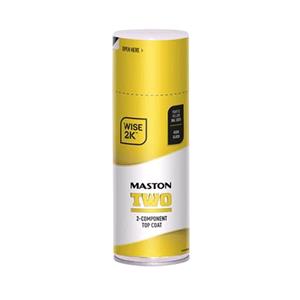 Paints, MASTON 2K TWO TRAFFIC YELLOW 400ML RAL1023, MASTON