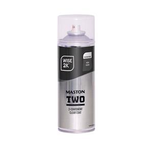 Paints, MASTON 2K PU CLEAR COAT GLOSSY400ML, MASTON
