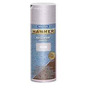 Paints, MASTON HAMMERED SILVER 400ML, MASTON