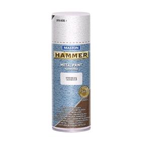 Paints, MASTON HAMMERED WHITE 400ML, MASTON