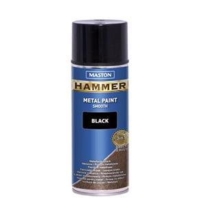 Paints, MASTON HAMMERED SMOOTH BLACK 400ML, MASTON