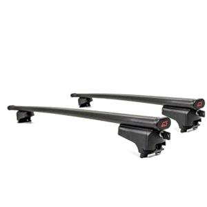 Roof Racks and Bars, G3 Clop black steel aero Roof Bars for Volvo 760 1981 to 1992 (With Solid Integrated Roof Rails), G3