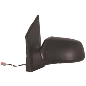 Wing Mirrors, Left Wing Mirror (electric, heated, black cover) for Ford FIESTA V, 2006 2008, 