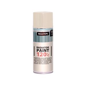 Paints, Maston Radiator Paint 120C   Magnolia Gloss   400ml Spray, MASTON