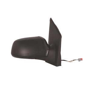 Wing Mirrors, Right Wing Mirror (electric, heated, black cover) for Ford FIESTA V, 2006 2008, 