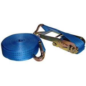 Maypole Ratchet Tie Down Strap & Hooks - 10m x 50mm
