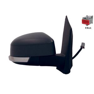 Wing Mirrors, Right Wing Mirror (electric, heated, indicator lamp) for Ford FOCUS II Saloon, 2008 2011, 