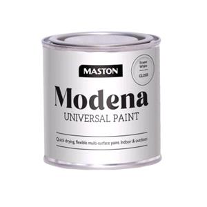 Paints, Maston Modena Universal Paint   Frame White Gloss   250ml, MASTON