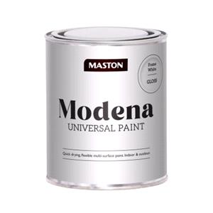 Paints, Maston Modena Universal Paint   Frame White Gloss   1 Litre, MASTON