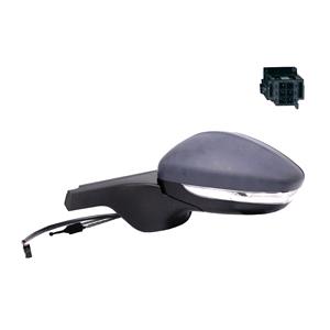Wing Mirrors, Left Wing Mirror (manual, indicator, primed cover) for Citroen C3 III, 2016 Onwards, 