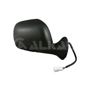 Wing Mirrors, Right Wing Mirror (electric, heated, black cover) for Dacia DUSTER Box 2011 to 2017, 