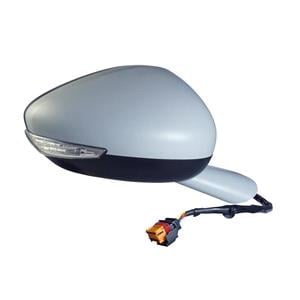 Wing Mirrors, Right Wing Mirror (electric, heated, indicator, primed cover) for PEUGEOT 508, 2010 2018, 
