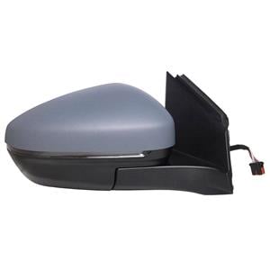 Wing Mirrors, Right Wing Mirror (electric, heated, indicator, primed cover) for Peugeot 5008 II Van 2016 Onwards, 