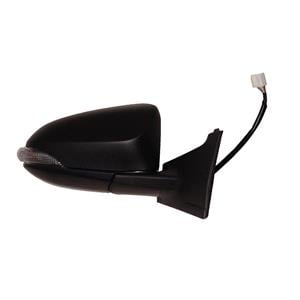 Wing Mirrors, Right Wing Mirror (electric, indicator, not heated, primed cover) for Toyota YARIS/VITZ 2011 Onwards, 