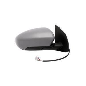 Wing Mirrors, Right Wing Mirror (electric, heated, primed cover) for Nissan QASHQAI, 2007 2014, 