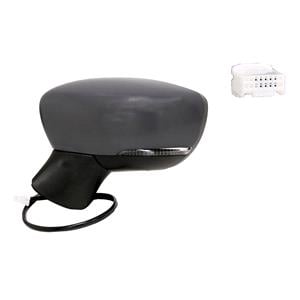 Wing Mirrors, Left Wing Mirror (electric, heated, indicator, power folding, primed cover) for Nissan MICRA V 2017 Onwards, 