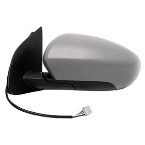 Wing Mirrors, Left Wing Mirror (electric, heated, power folding, primed cover) for Nissan QASHQAI, 2007 2014, 