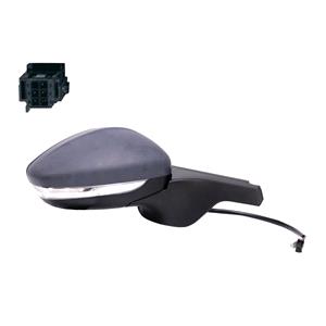 Wing Mirrors, Right Wing Mirror (electric, heated, indicator, without blind spot warning) for Citroen C3 III  2016 2021, 
