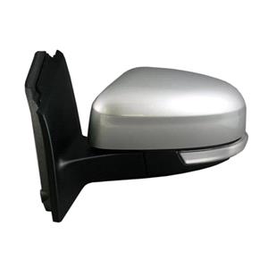 Wing Mirrors, Left Wing Mirror (electric, heated, indicator, power folding, puddle lamp, temp. sensor) for Ford FOCUS III Saloon, 2011 2017, 