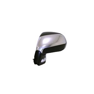 Wing Mirrors, Left Wing Mirror (electric, heated, power folding, indicator, puddle lamp, chromed cover) for Peugeot 5008 2009 2017, 