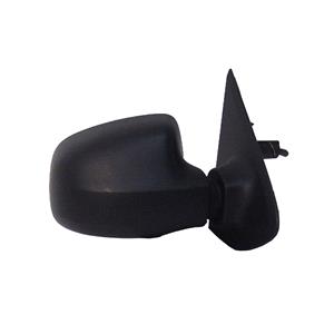 Wing Mirrors, Right Wing Mirror (manual, black cover) for Renault LOGAN II 2013 Onwards, 