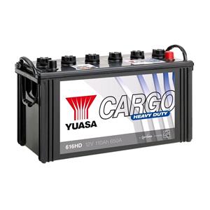 Commercial Batteries, YUASA 616HD Cargo Heavy Duty Battery 12V 110Ah 650A, YUASA