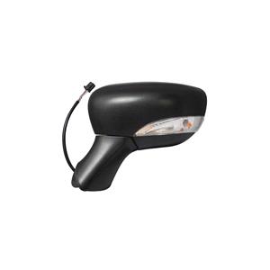 Wing Mirrors, Left Wing Mirror (electric, heated, indicator, black cover) for Renault CLIO IV 2013 2019, 