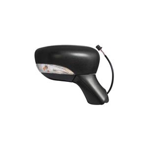 Wing Mirrors, Right Wing Mirror (electric, heated, indicator, black cover) for Renault CLIO IV 2013 2019, 