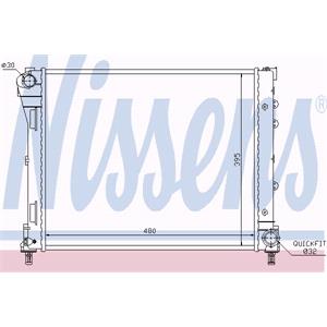 Radiators, Nissens Radiator   61935, Nissens